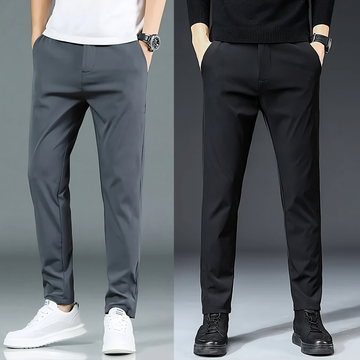Stretchable Pants - Comfortable | Relaxed Fit (Set of 2)
