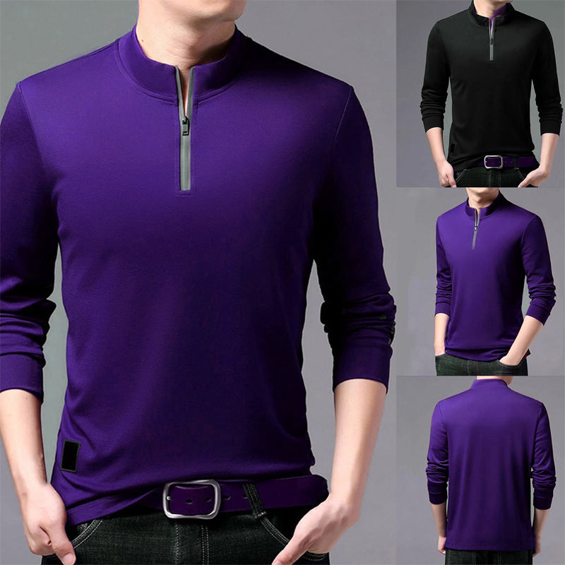 Men's Full Sleeve Zipper T-Shirts