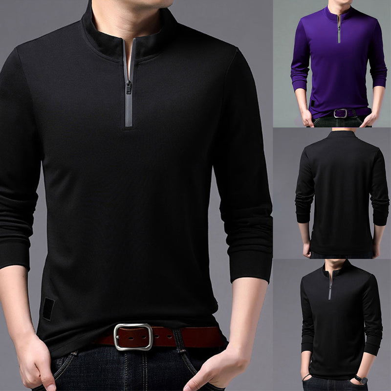 Men's Full Sleeve Zipper T-Shirts