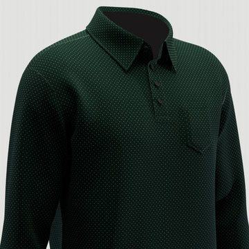 Full Sleeve Polo T-Shirt (Green)