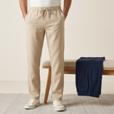 Premium Summer Linen Pants (Set of 2)