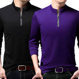 Men's Full Sleeve Zipper T-Shirts